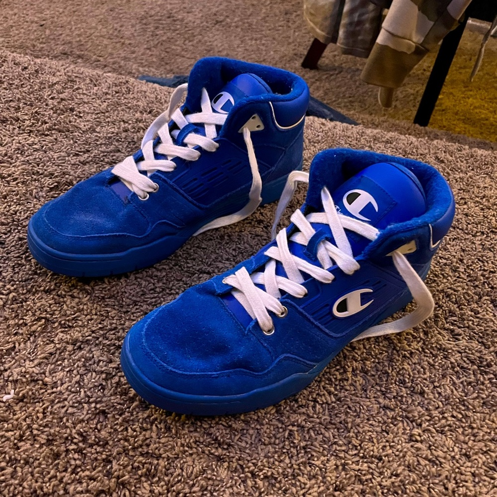 Blue Champion Shoes, Size 10.5